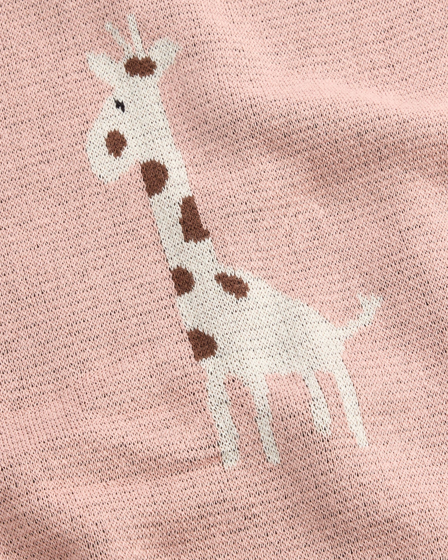 Geoff the Giraffe Blanket in Pink - Baby Blankets at Louie Meets Lola