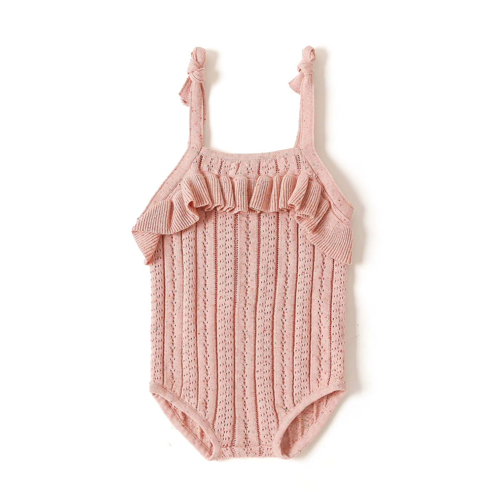 Pointelle Sprinkles Baby Romper - Baby Rompers at Louie Meets Lola