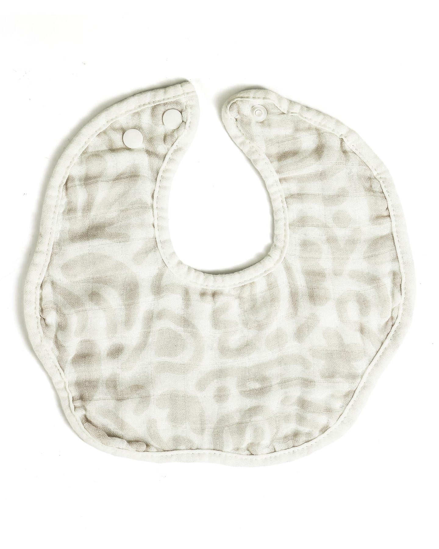 Vanilla Swirl Scalloped Bib - Baby Bibs at Louie Meets Lola