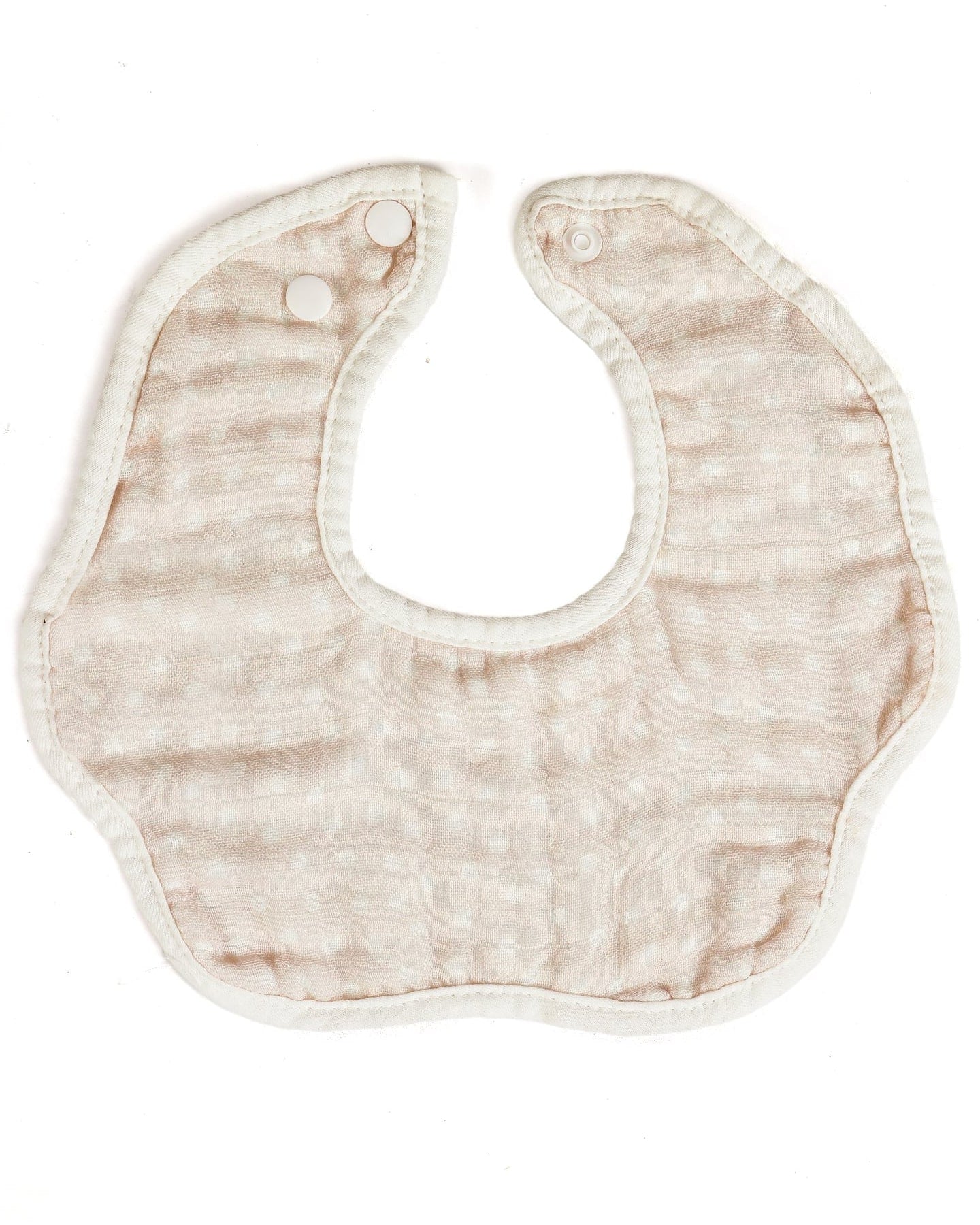 Polka Dot Scalloped Bib - Baby Bibs at Louie Meets Lola
