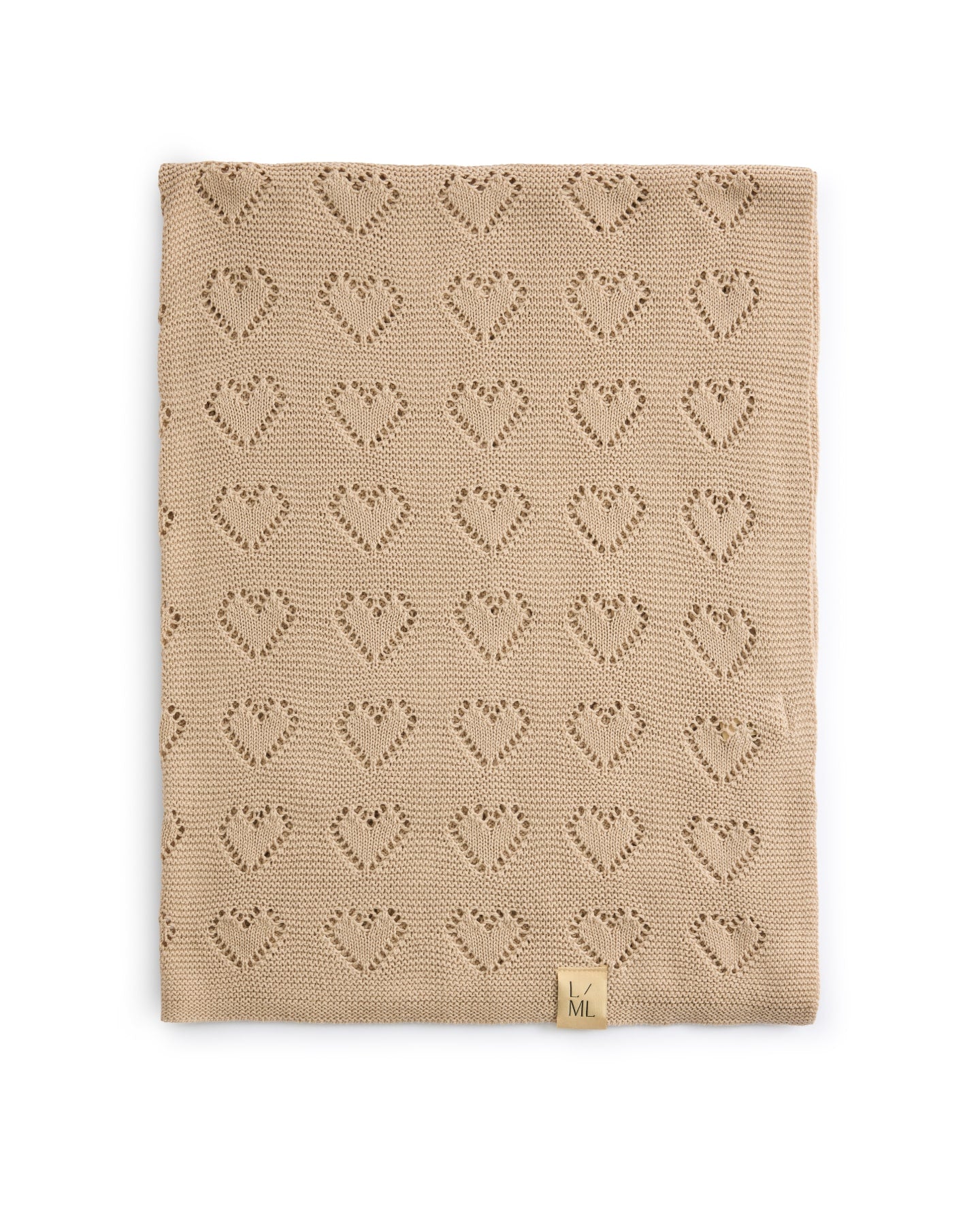 Love Blanket in Nude - Baby Blankets at Louie Meets Lola
