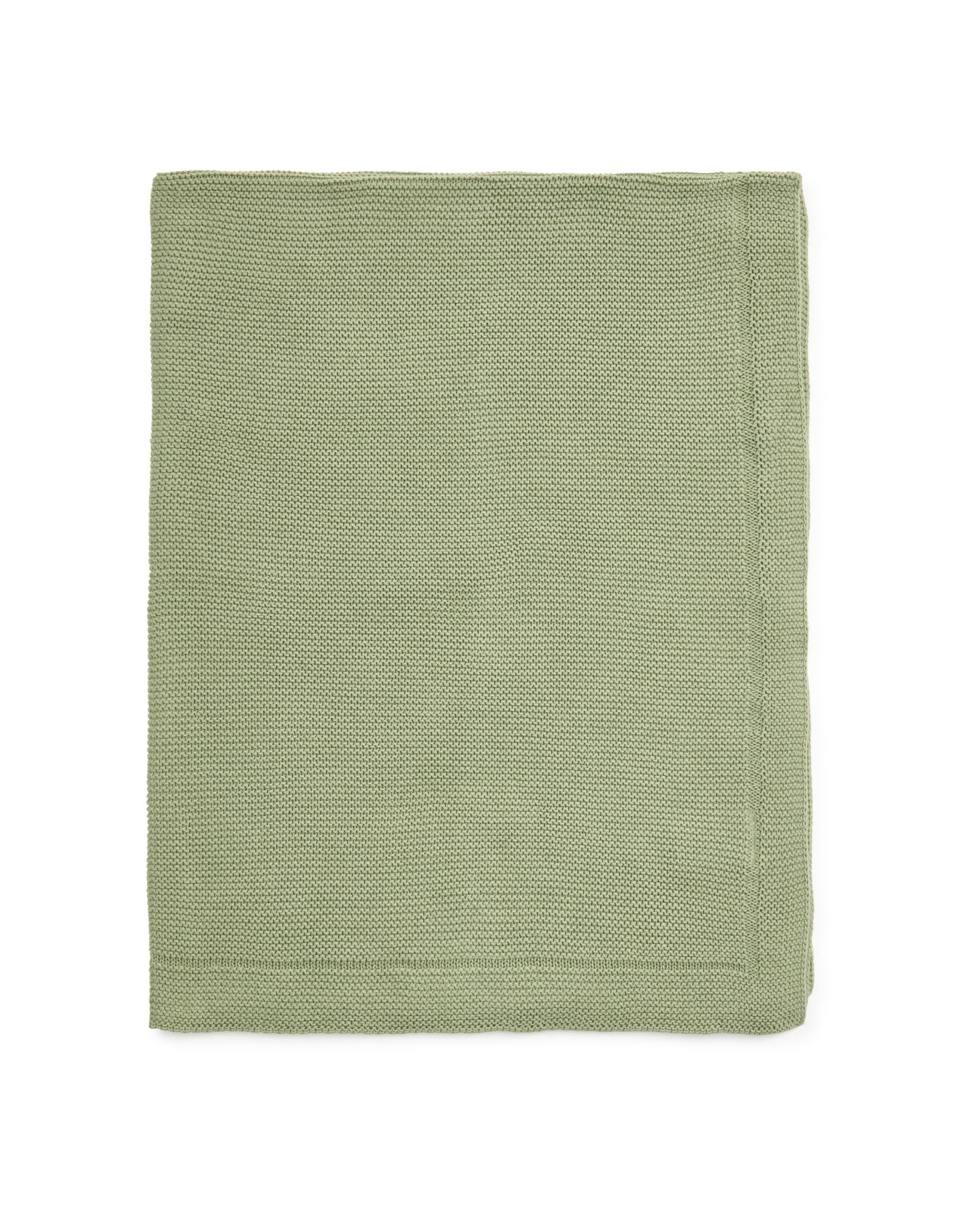 Aegean Knitted Blanket in Sage Green - Baby Blankets at Louie Meets Lola