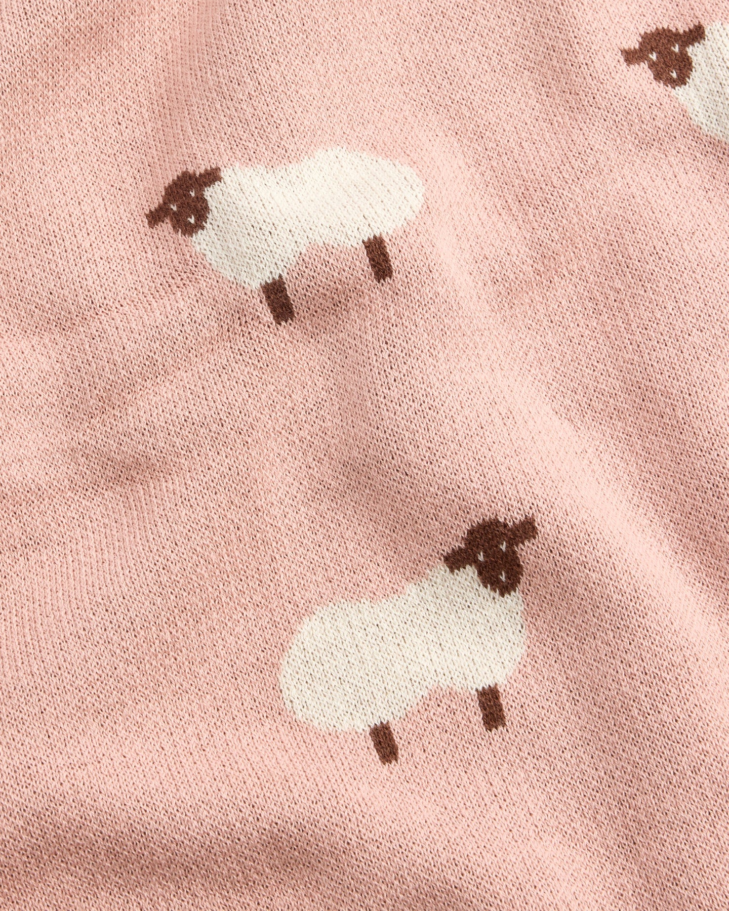 Baah Baah Blanket in Pink - Baby Blankets at Louie Meets Lola