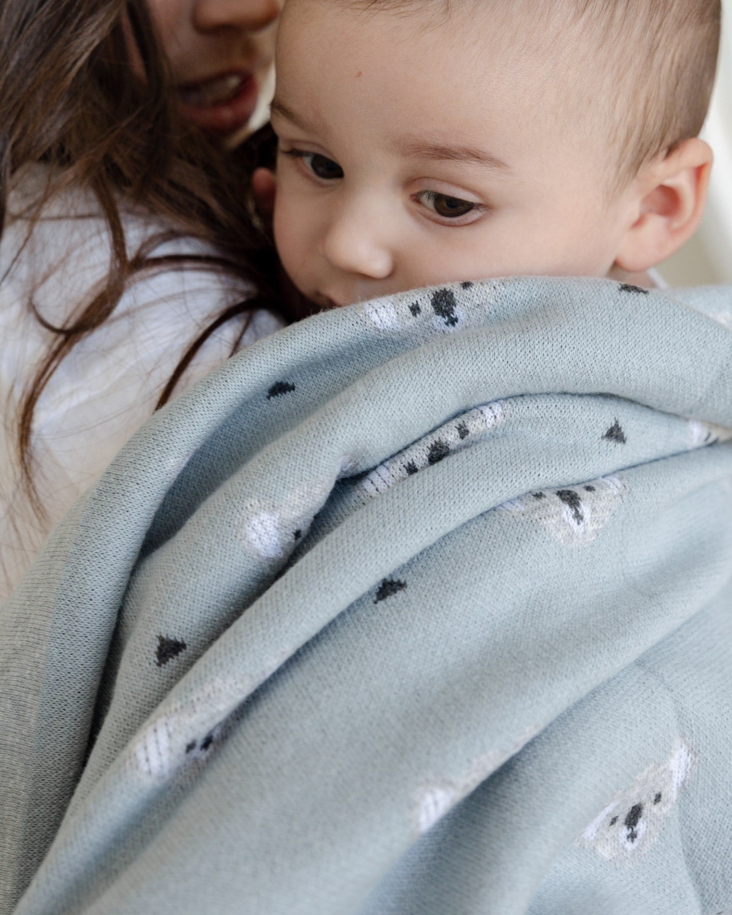Baby Koala Blanket in Aqua - Baby Blankets at Louie Meets Lola
