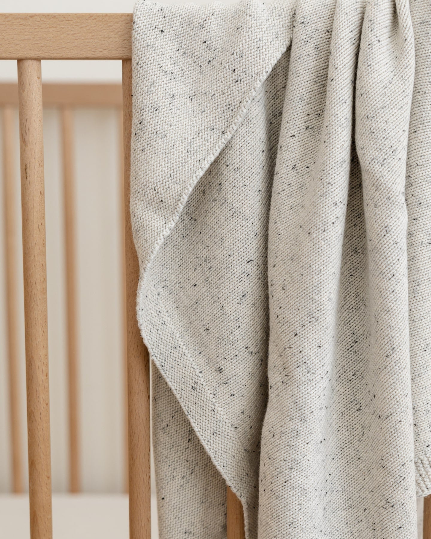 Confetti Sprinkles Keepsake Baby Blanket in Oat - Baby Blankets at Louie Meets Lola