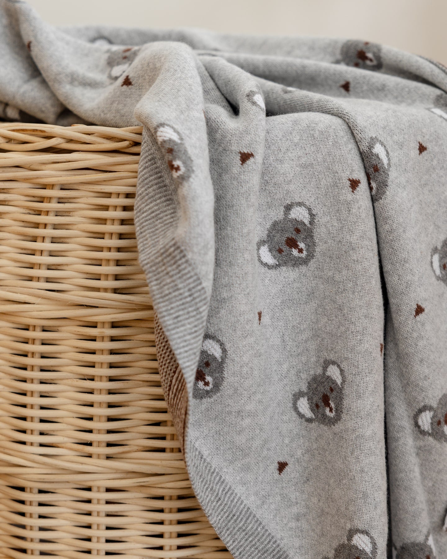 Baby Koala Blanket in Grey - Baby Blankets at Louie Meets Lola