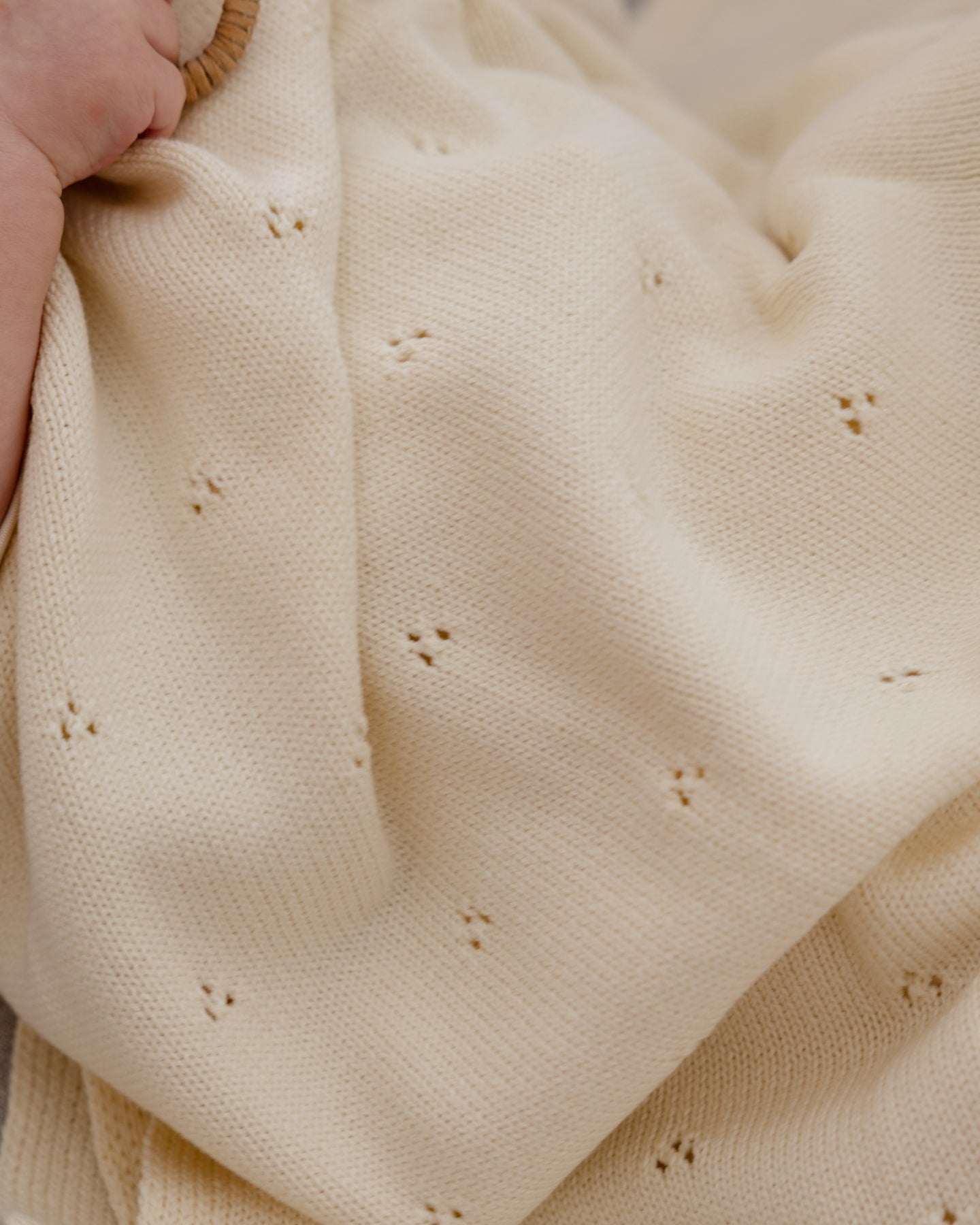 Cloudy Baby Blanket in Milk - Shop Baby Blankets at Louie Meets Lola