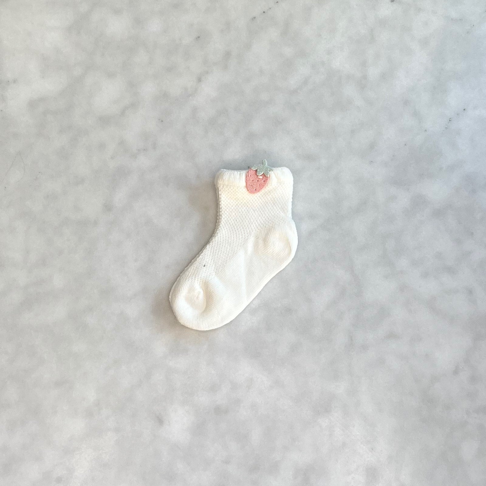 Cotton Strawberry Socks - Baby Socks at Louie Meets Lola