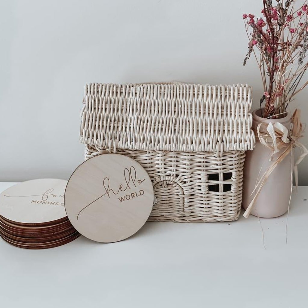 Chic Milestone Plaque Set - Buy Decorative Plaques at Louie Meets Lola