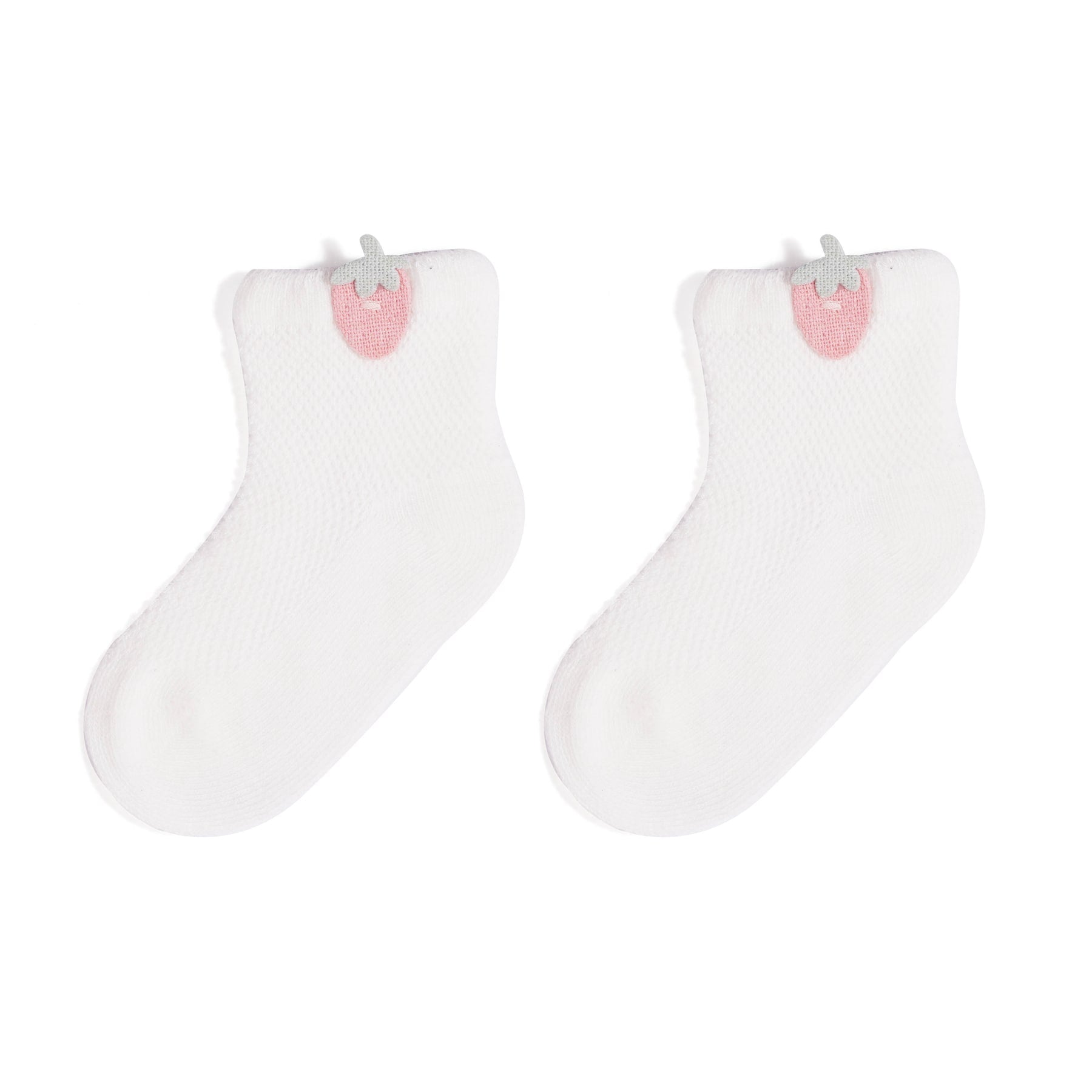 Cotton Strawberry Socks - Baby Socks at Louie Meets Lola