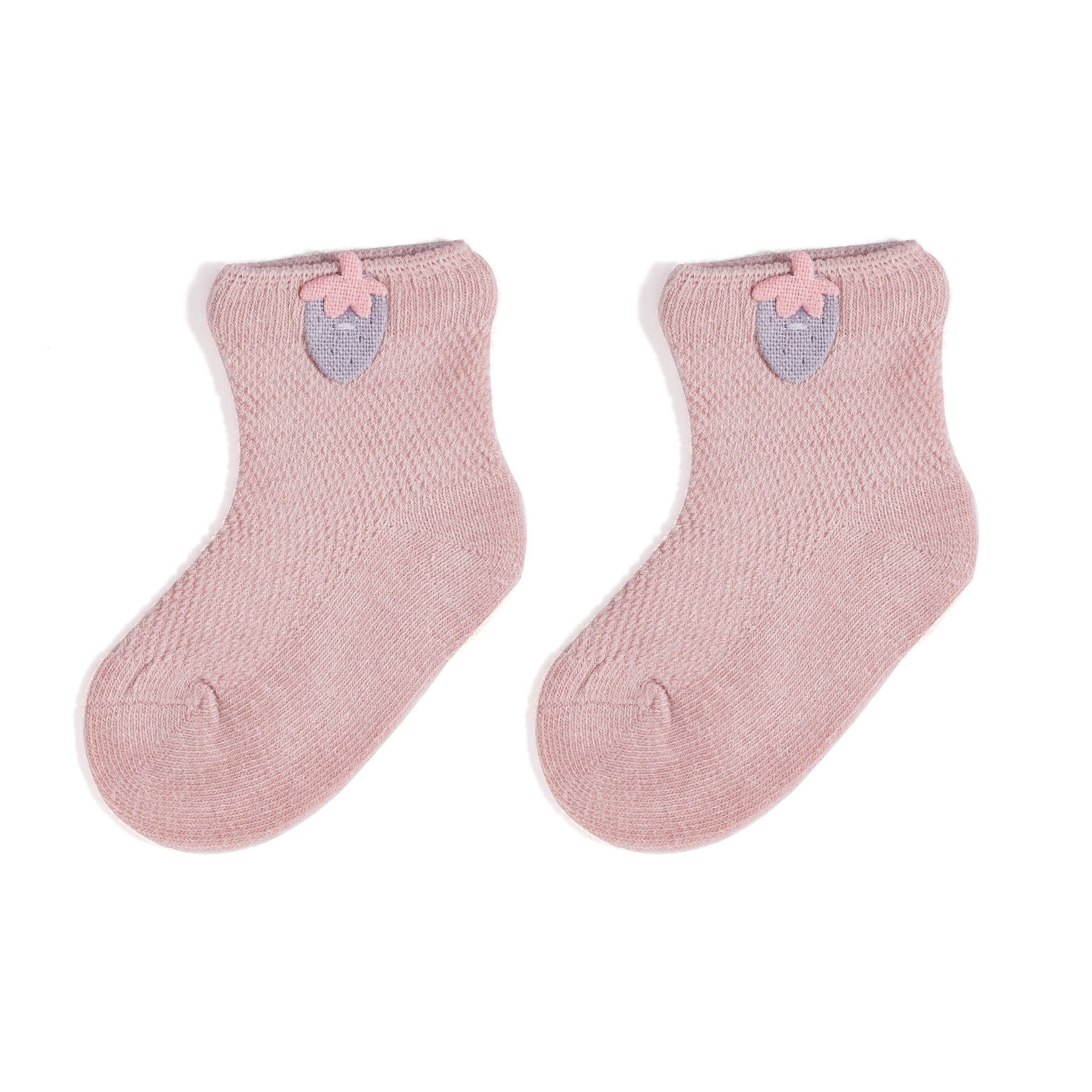 Cotton Strawberry Socks - Baby Socks at Louie Meets Lola