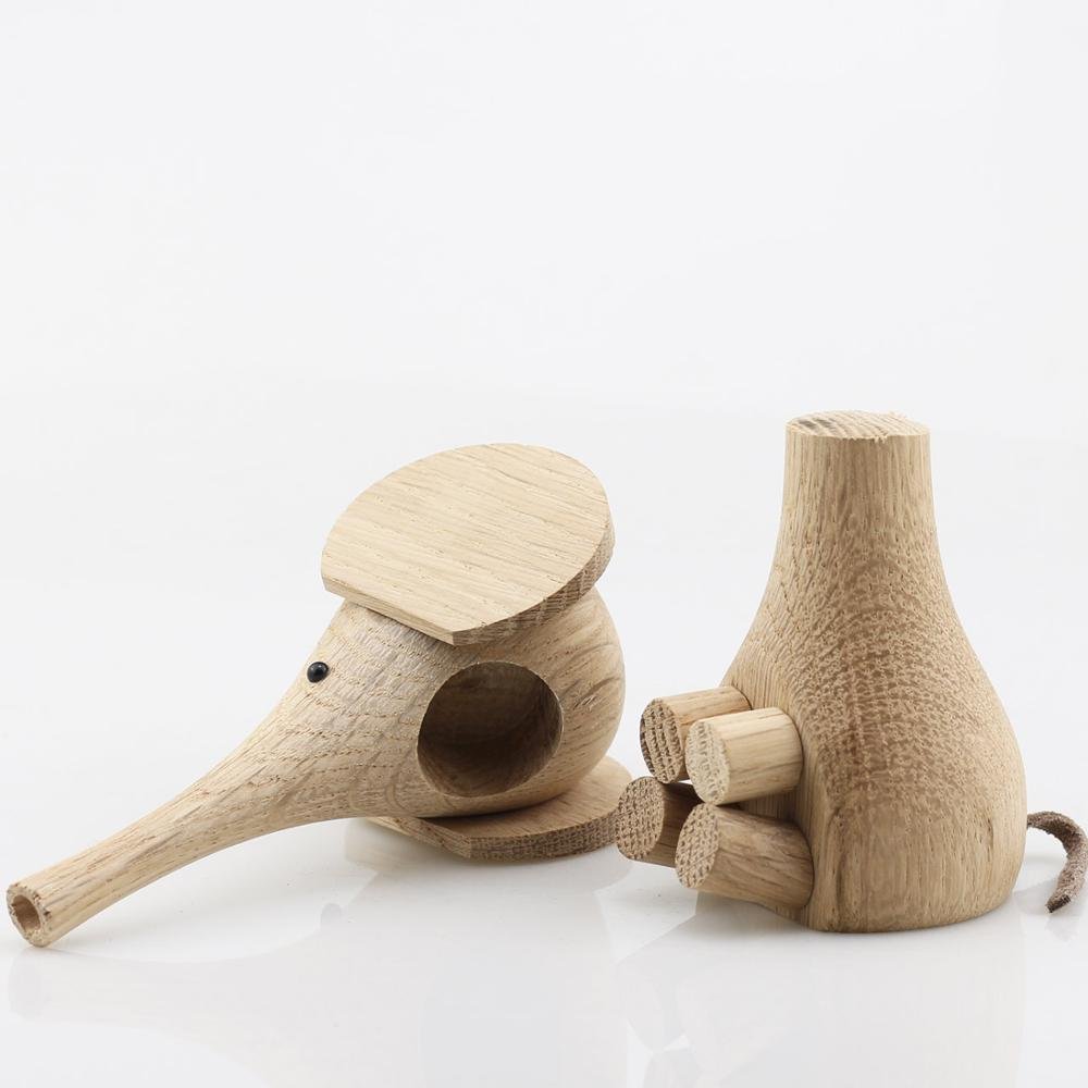 Ernie the Wooden Elephant - Buy Figurines at Louie Meets Lola