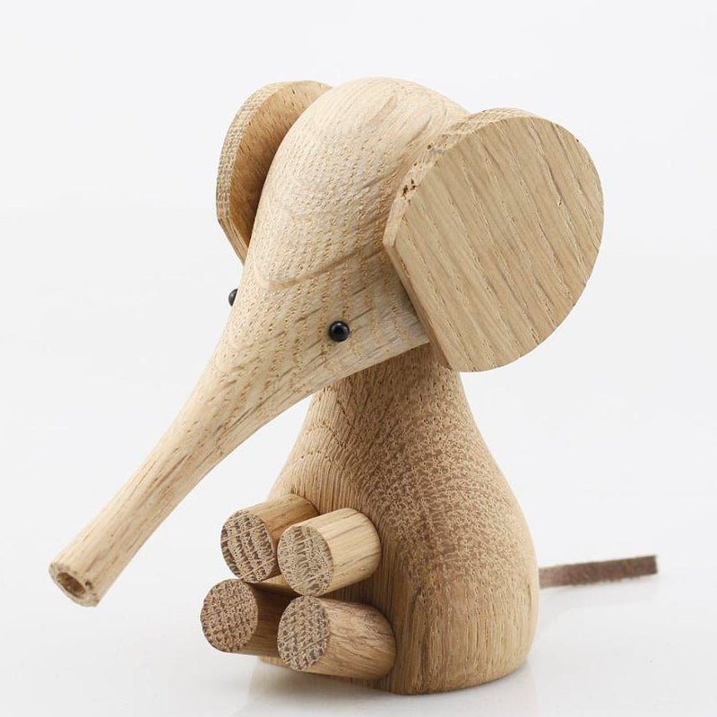 Ernie the Wooden Elephant - Buy Figurines at Louie Meets Lola