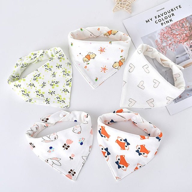 Frankie Bandana Bib - 5pc - Buy Baby Bibs at Louie Meets Lola