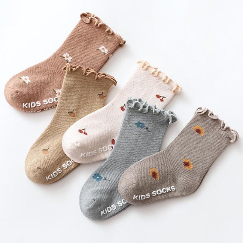 From the Garden Iris Socks - Baby Socks at Louie Meets Lola
