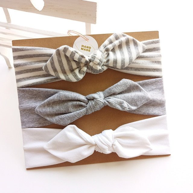 Grace 3pc Headbands - Baby Headbands at Louie Meets Lola