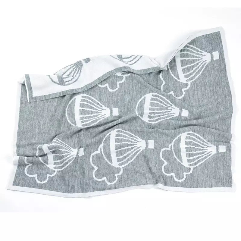 Hot Air Balloon Adventure Blanket - Baby Blankets at Louie Meets Lola