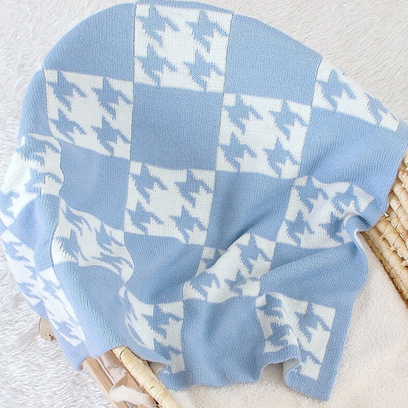Houndstooth Blanket - Baby Blankets at Louie Meets Lola