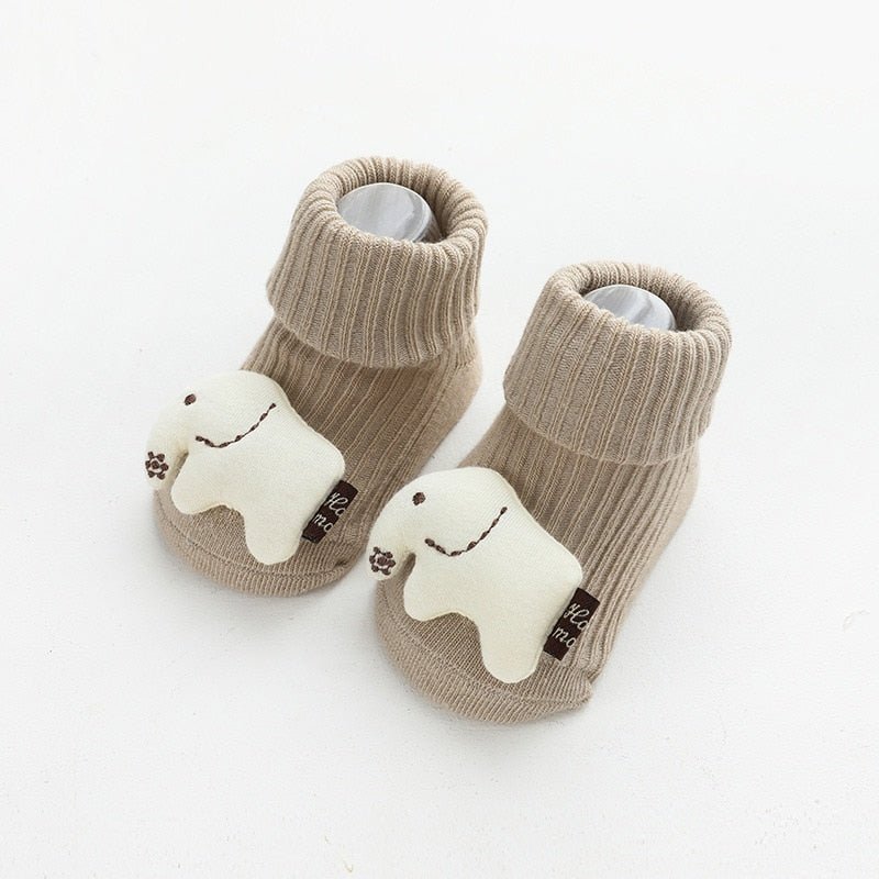 In the Jungle Elephant Socks - Baby Socks at Louie Meets Lola