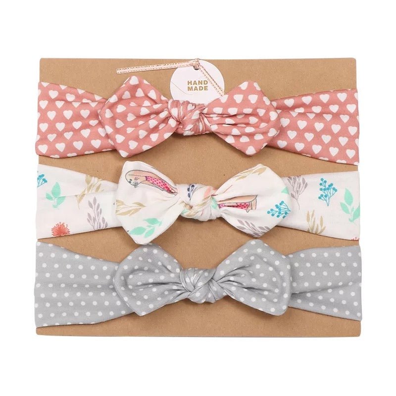 Jane 3pc Headbands - Baby Headbands at Louie Meets Lola