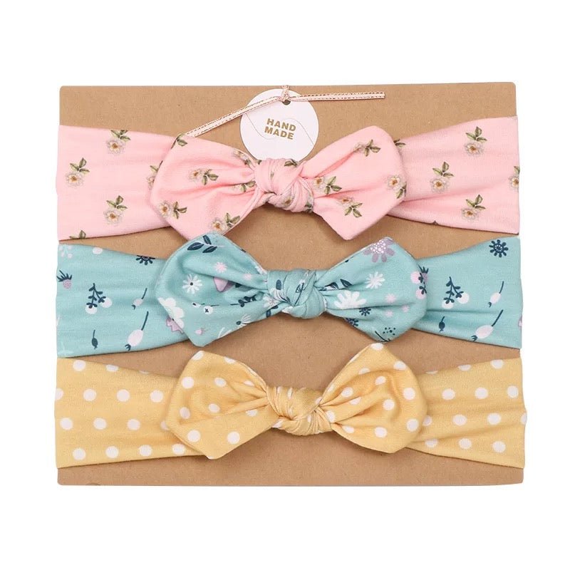 Jasmine 3pc Headbands - Baby Headbands at Louie Meets Lola