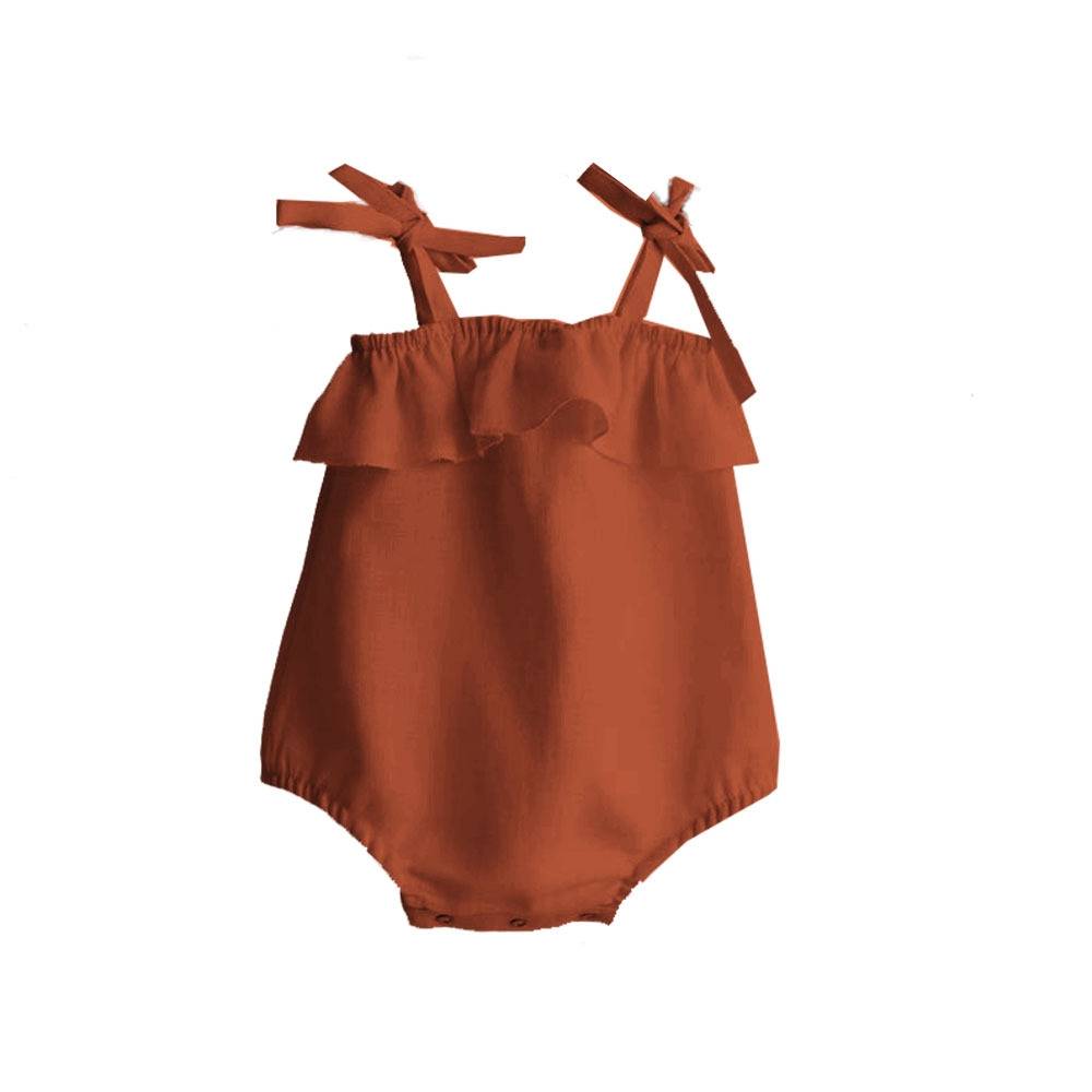 Frill Scrunch Romper - Baby Rompers at Louie Meets Lola