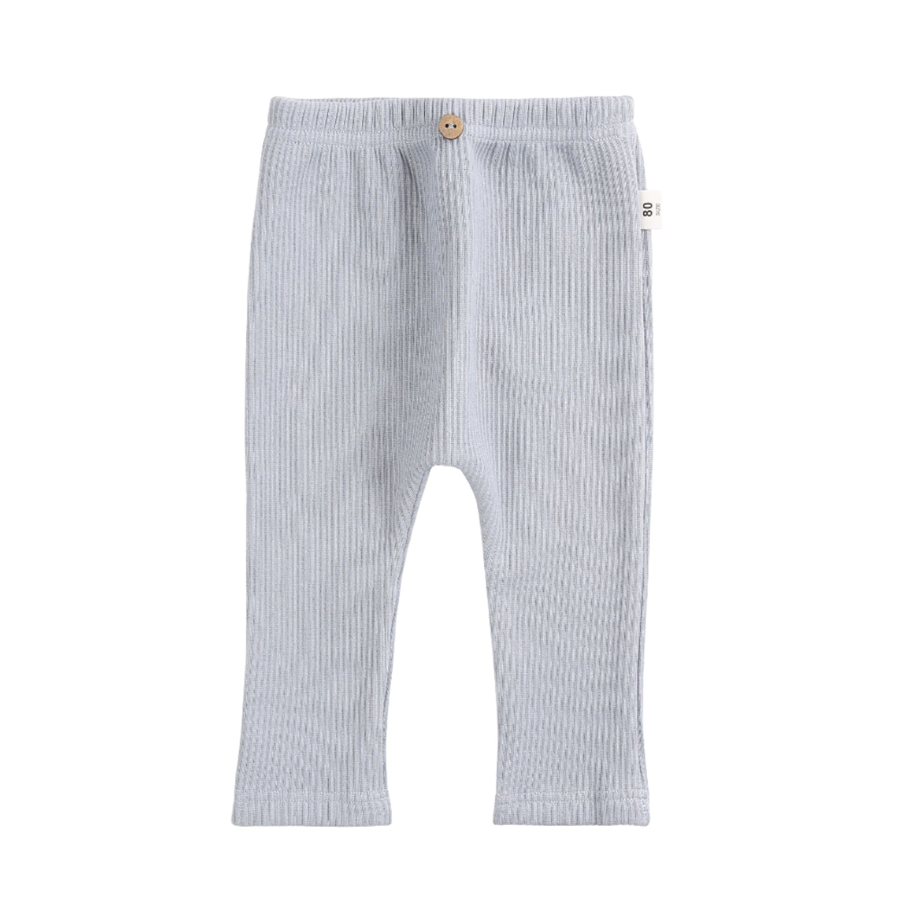 Ribbed Knit Leggings - Blueberry - Baby Pants at Louie Meets Lola