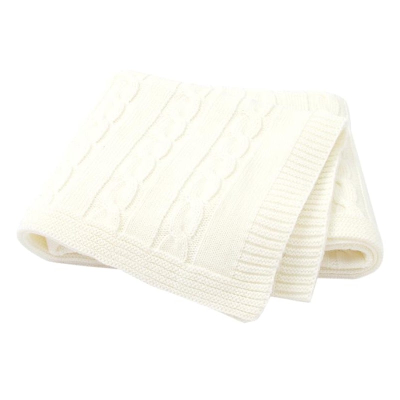Cableknit Blanket - Baby Blankets at Louie Meets Lola