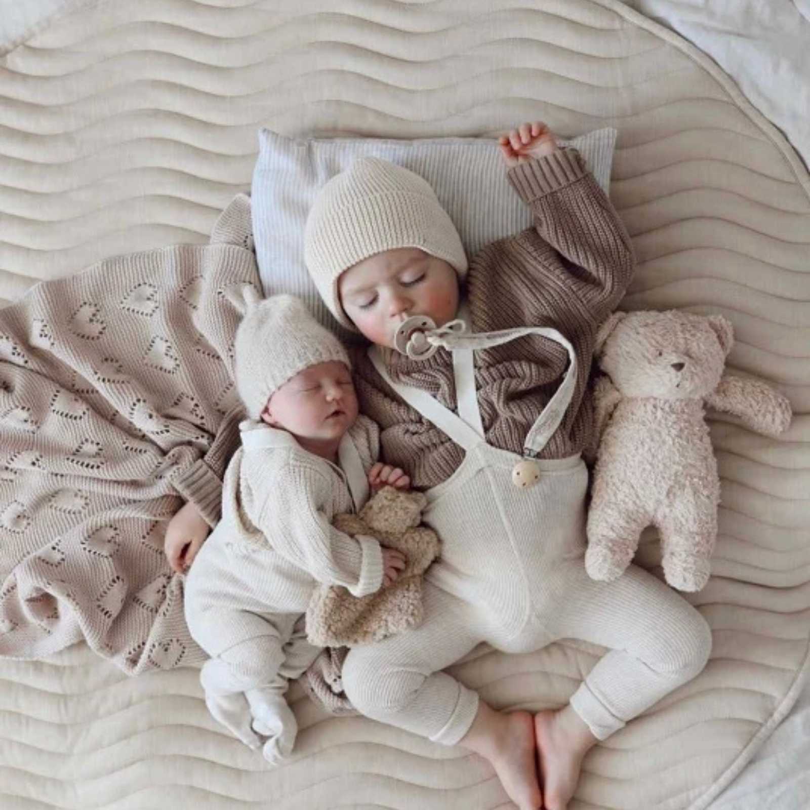 Love Blanket in Nude - Baby Blankets at Louie Meets Lola
