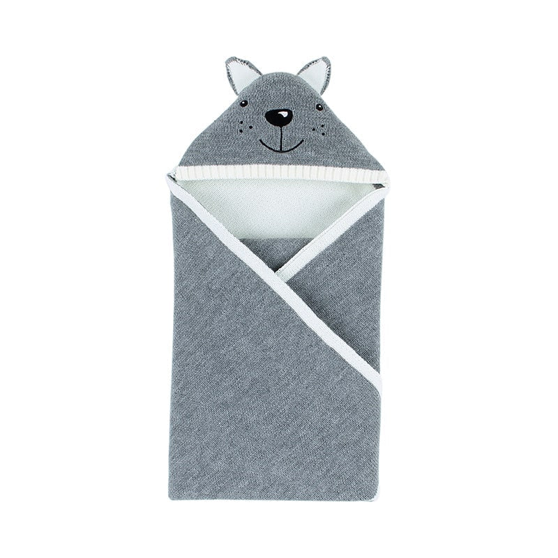 Bear Hooded Blanket - Baby Blankets at Louie Meets Lola