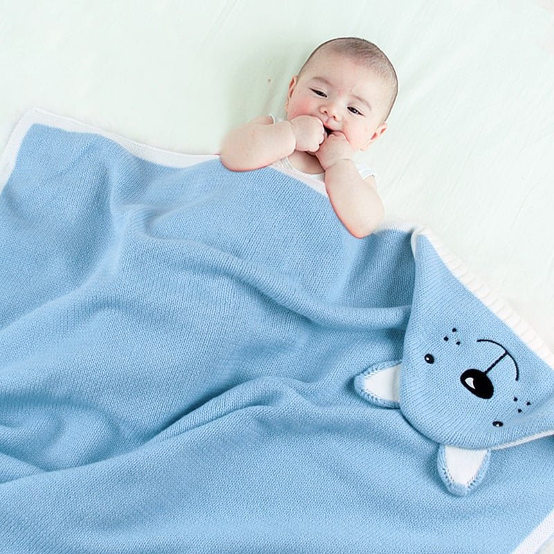 Bear Hooded Blanket - Baby Blankets at Louie Meets Lola