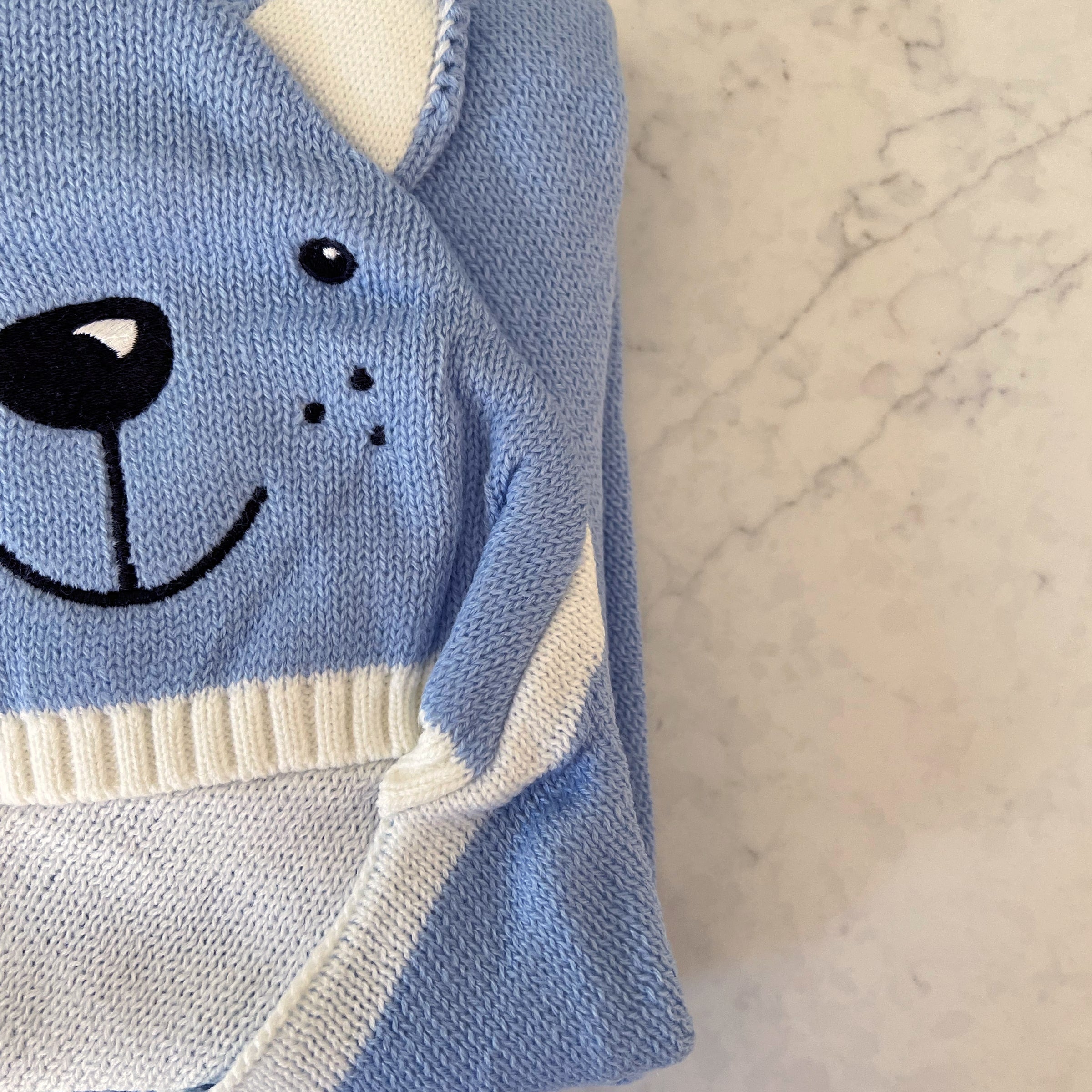 Bear Hooded Blanket - Baby Blankets at Louie Meets Lola