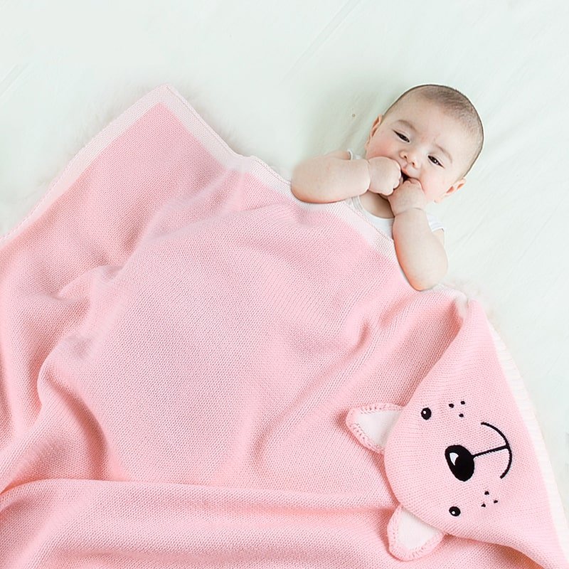 Bear Hooded Blanket - Baby Blankets at Louie Meets Lola