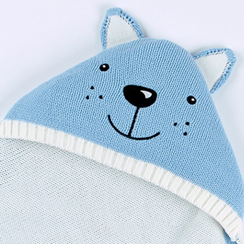 Bear Hooded Blanket - Baby Blankets at Louie Meets Lola