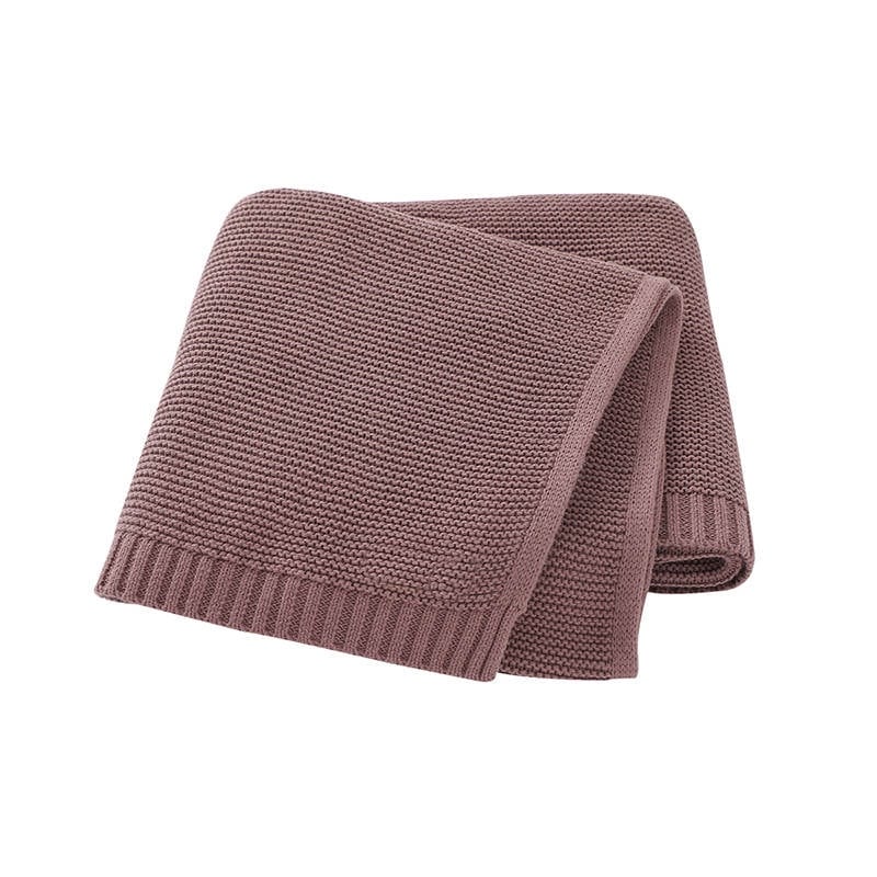 Adriatic Blanket in Burgundy - Baby Blankets at Louie Meets Lola