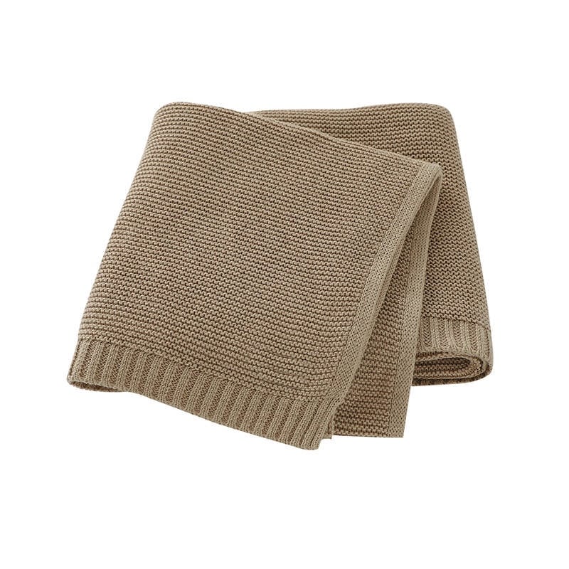 Adriatic Blanket in Khaki - Baby Blankets at Louie Meets Lola