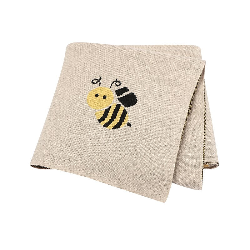 Busy Bee Nude Baby Blanket Baby Blankets at Louie Meets Lola