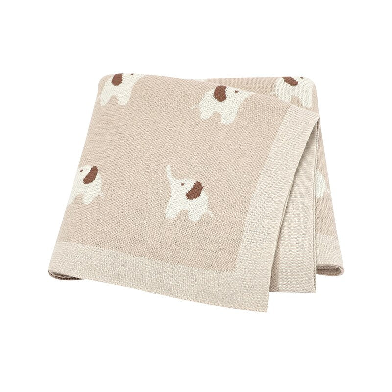 Ernie the Elephant Blanket in Nude - Baby Blankets at Louie Meets Lola