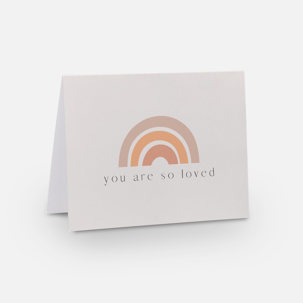 You Are So Loved Greeting Card - Baby Greeting & Note Cards at Louie Meets Lola