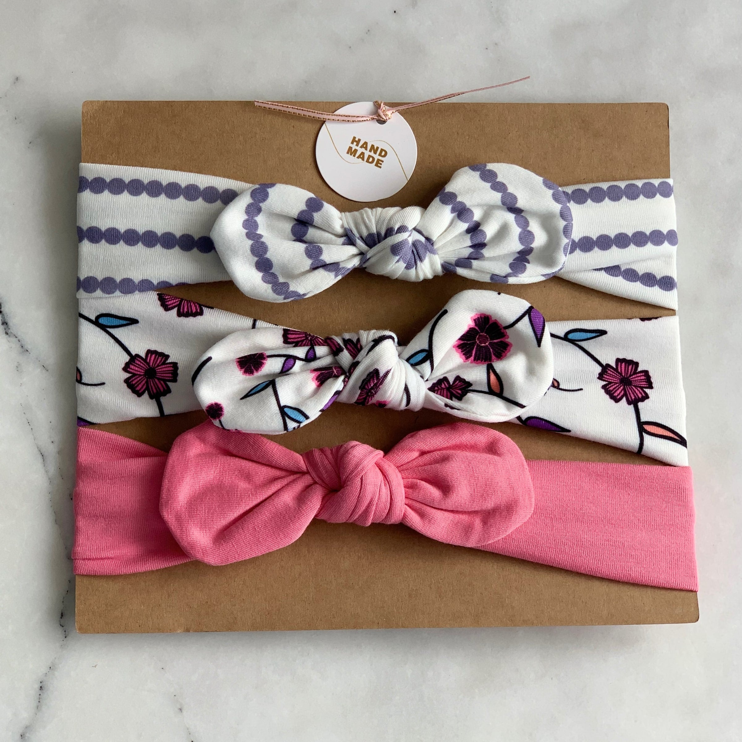 Emma 3pc Headbands - Baby Headbands at Louie Meets Lola