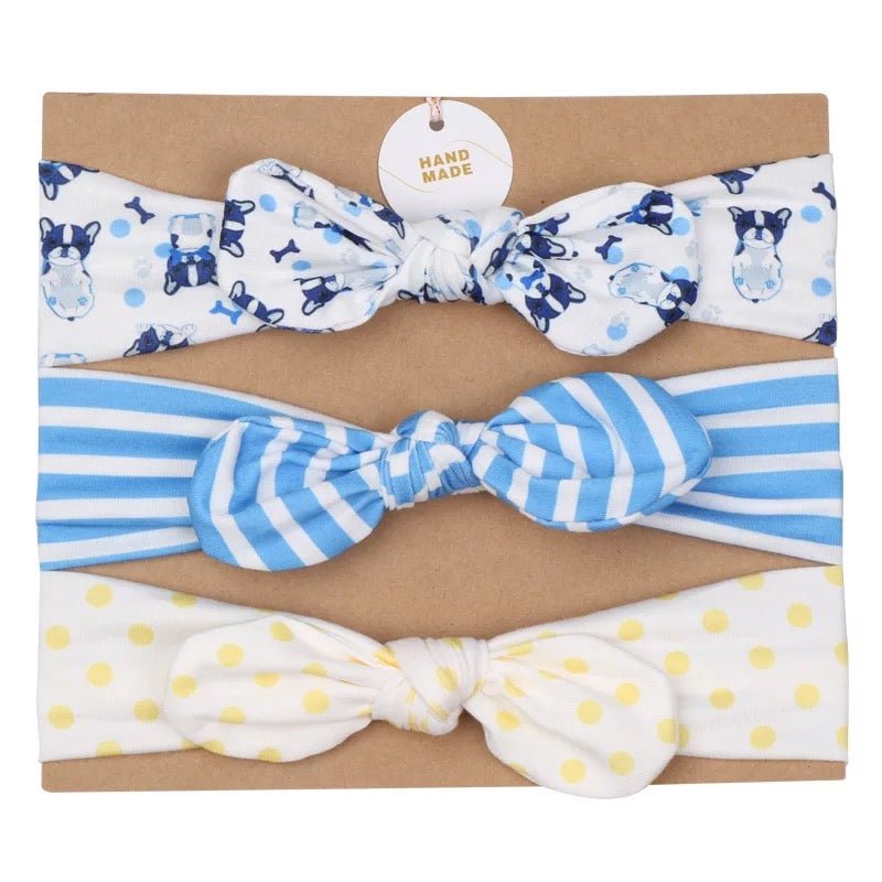 Bridgette 3pc Headbands - Baby Headbands at Louie Meets Lola