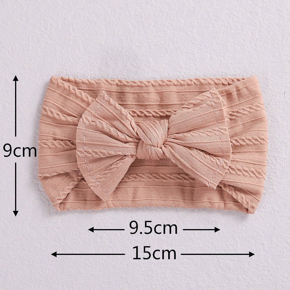 Scarlett Oversized Topknot Headband - Mustard - Baby Headbands at Louie Meets Lola