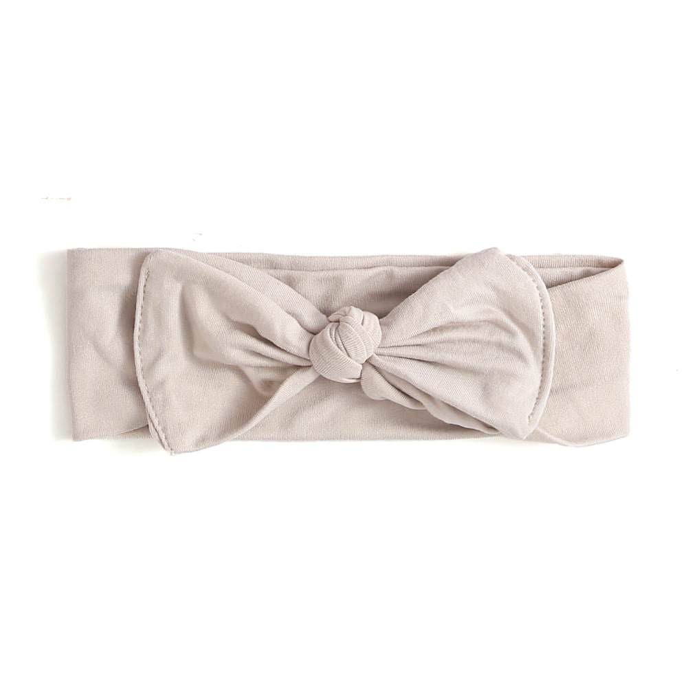 Baby Jersey Topknot Headband - Nude - Baby Headbands at Louie Meets Lola