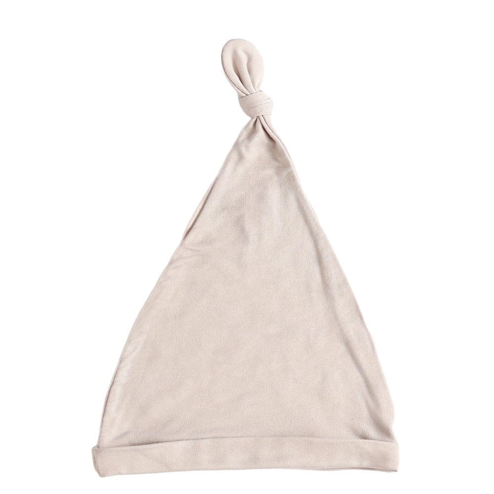 Baby Jersey Topknot Beanie - Nude - Baby Hats at Louie Meets Lola