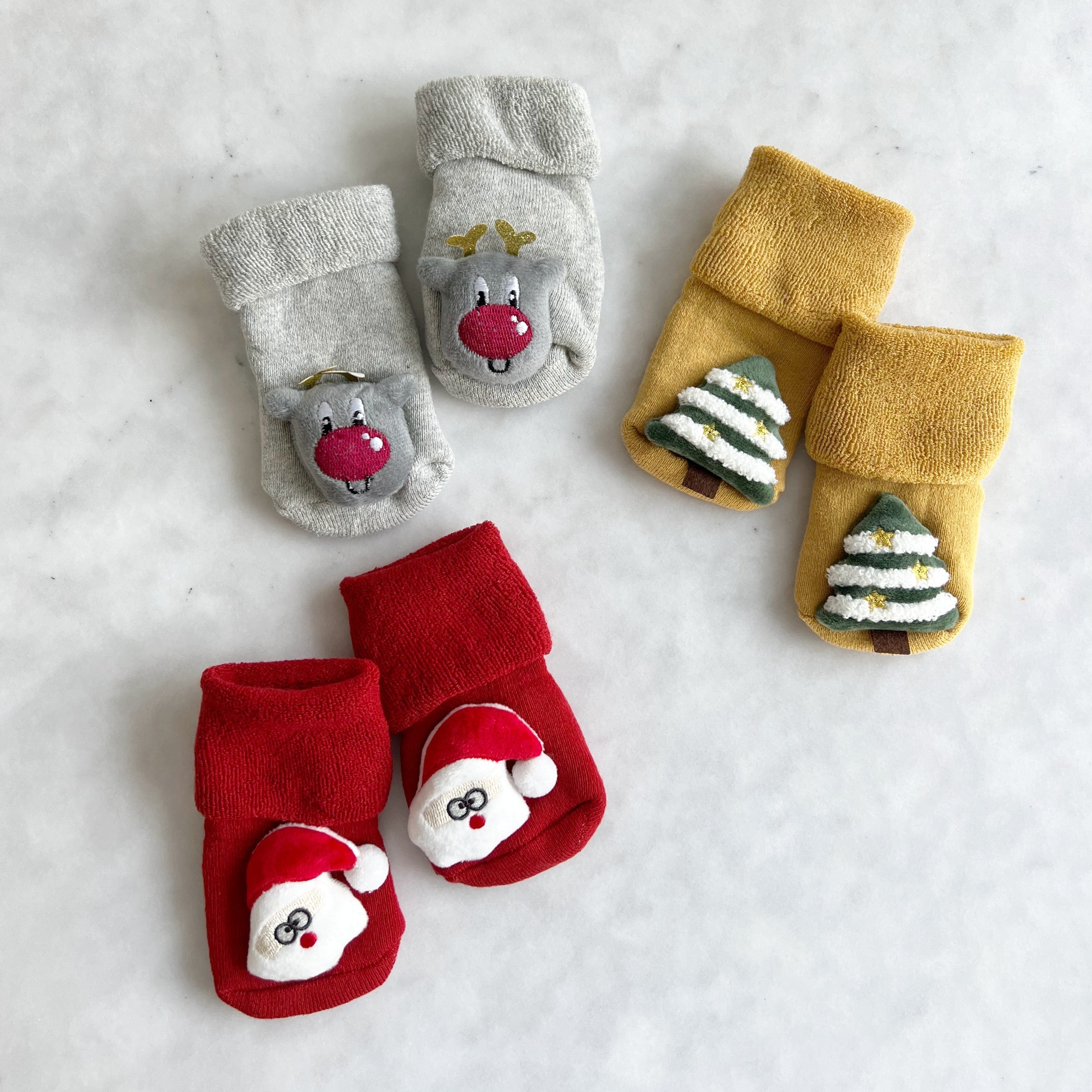 Christmas Tree Socks - Baby Socks at Louie Meets Lola