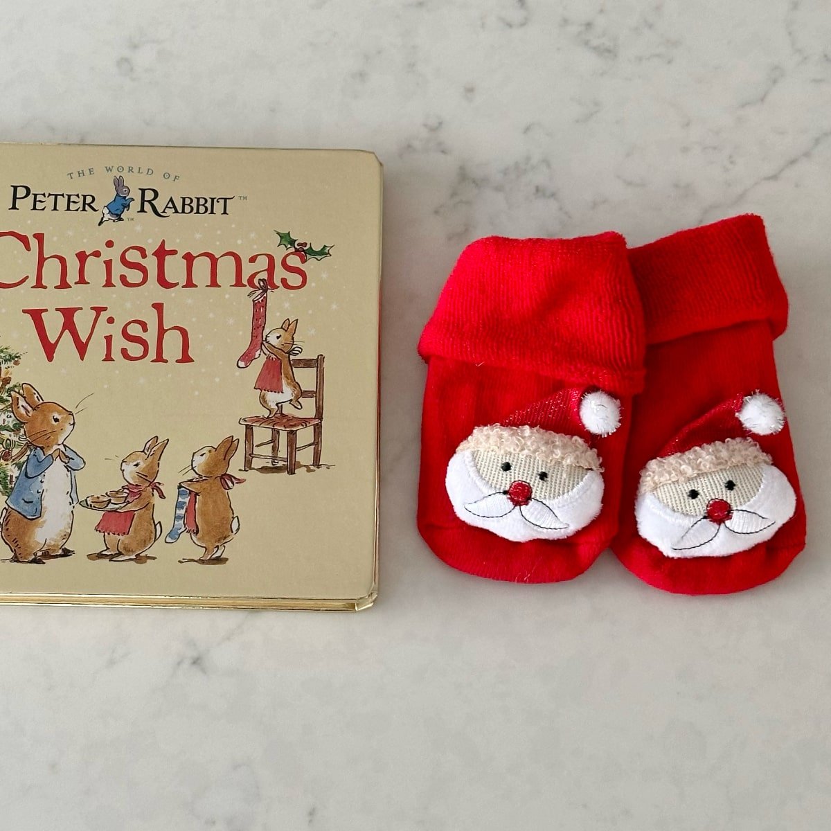 Santa Socks - Baby Socks at Louie Meets Lola