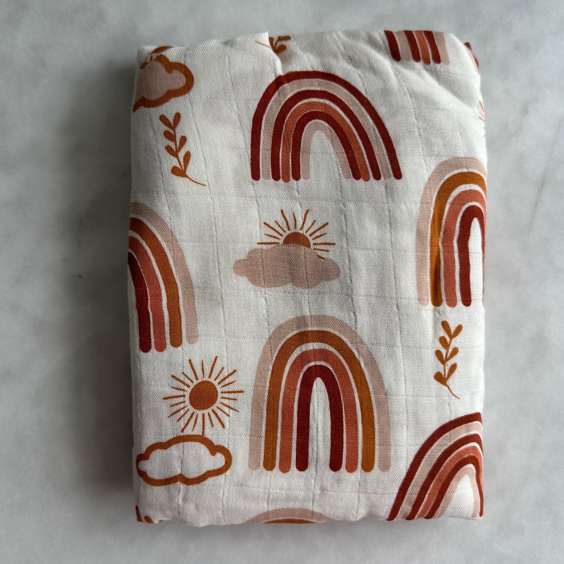 Bronzing Rainbow Swaddle - Baby Swaddles & Wraps at Louie Meets Lola