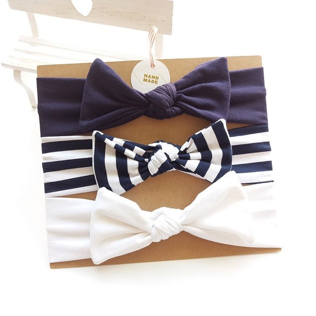 Olivia 3pc Headbands - Baby Headbands at Louie Meets Lola
