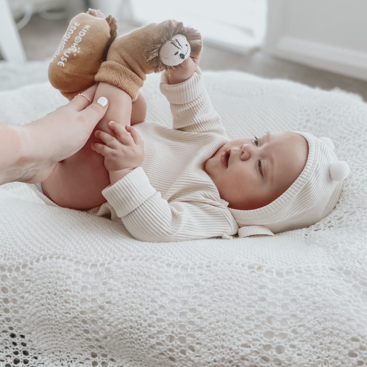 Ribbed Romper w/ Hood - Baby Rompers at Louie Meets Lola