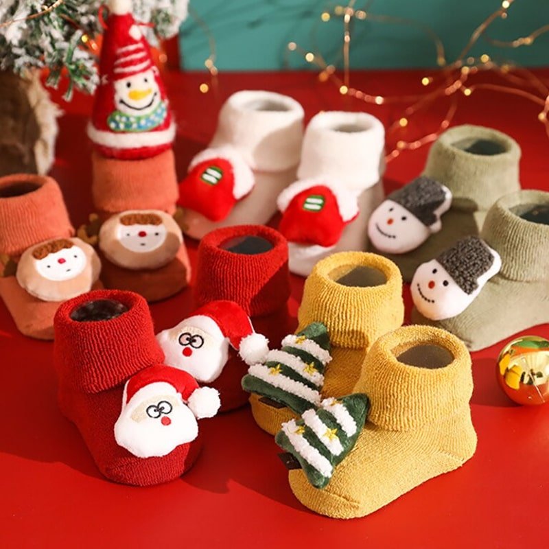Snowman Socks - Baby Socks at Louie Meets Lola